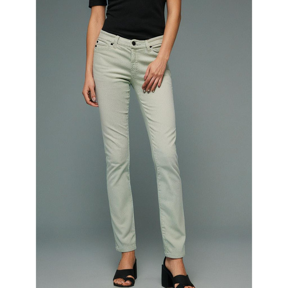 GAP Always Skinny Women's Stretch Denim Jeans Mint Green Size 26/2 - Picture 1 of 16